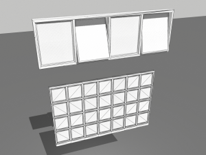 factory windows pack 1 3D मॉडल