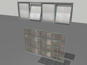 factory windows pack 2 3D Model