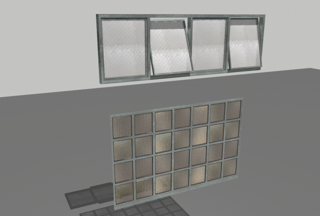 Download factory windows pack 2 3D Model
