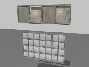factory windows pack 2 3D Модель