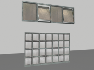factory windows pack 2 3D Модель