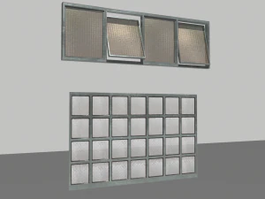 factory windows pack 2 3D Model