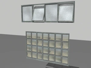 factory windows pack 2 3D Model