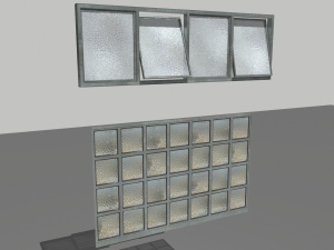 factory windows pack 2 3D Модель