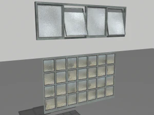 factory windows pack 2 3D Model