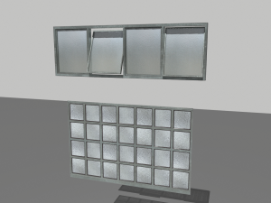 factory windows pack 2 3D Модель