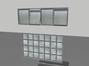 factory windows pack 2 3D Model