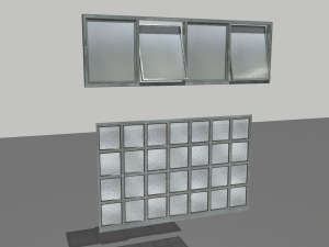 factory windows pack 2 3D Модель