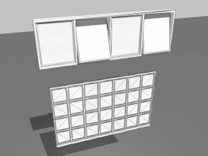 factory windows pack 2 3D Model