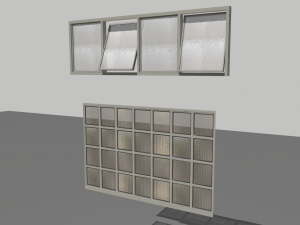factory windows pack 3 3D Model