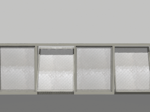 factory windows pack 3 Model 3D