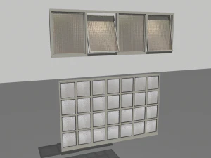 factory windows pack 3 3D Model