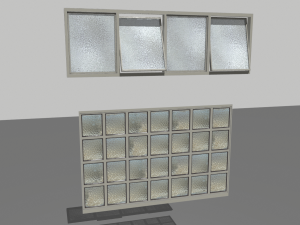 factory windows pack 3 Model 3D