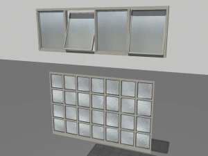 factory windows pack 3 3D Model
