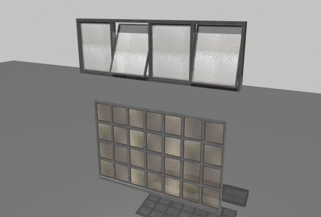 factory windows pack 4 3D 模型 .c4d .max .obj .3ds .fbx .stl .blend 