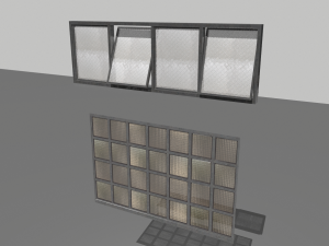 factory windows pack 4 3D Model