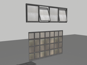 factory windows pack 4 3D 模型