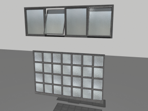 factory windows pack 4 3D 模型
