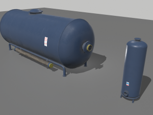 industrial tank 1 3D Model