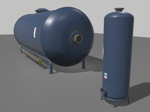 industrial tank 1 3D Model