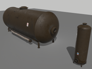 industrial tank 2 3Dモデル