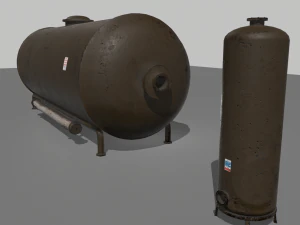 industrial tank 2 3D Model