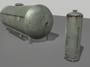 industrial tank 3 Model 3D