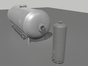 industrial tank 4 3D 模型