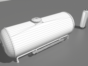 industrial tank 4 3D 模型