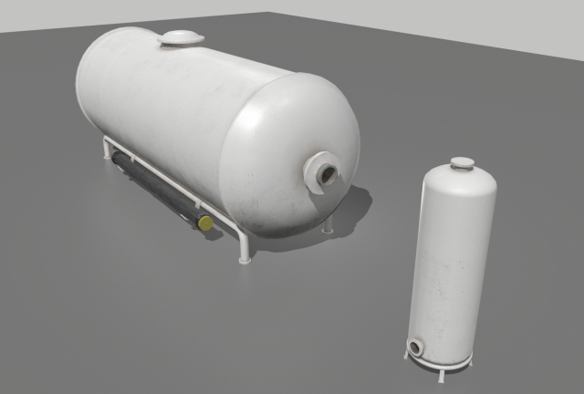 industrial tank 5 3D Model .c4d .max .obj .3ds .fbx .stl .blend