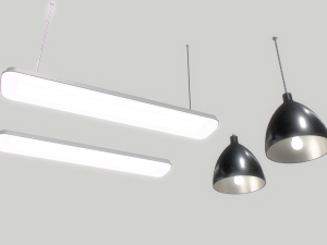 industrial lights 1 Modelo 3D
