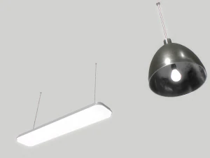 industrial lights 1 3D Model