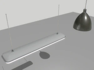 industrial lights 1 3D Model