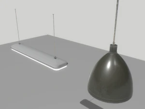 industrial lights 1 3D Model