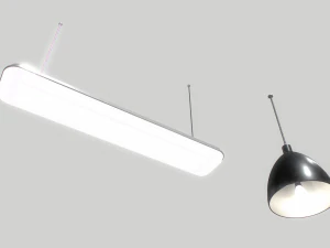 industrial lights 1 3D Model