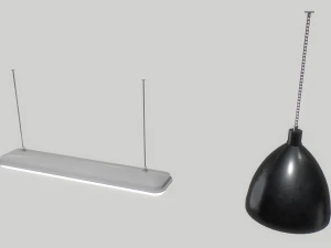 industrial lights 1 3D Model