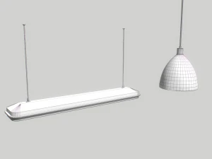 industrial lights 1 3D Model