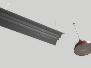industrial lights 2 3D Model