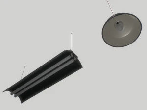 industrial lights 2 3D Model