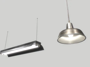 industrial lights 2 3D Model