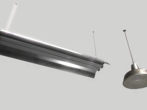 industrial lights 2 3D Model