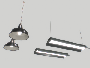 industrial lights 2 3Dモデル