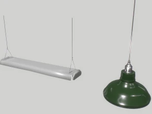 industrial lights 3 3D Model