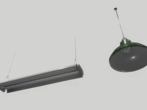 industrial lights 3 3D Model