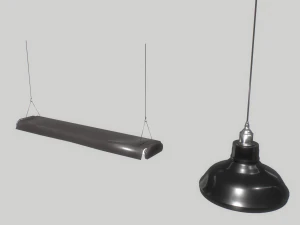 industrial lights 3 3D Model