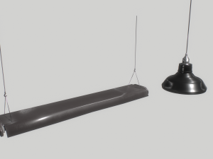 industrial lights 3 3D Модель
