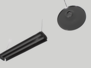 industrial lights 3 3D Модель