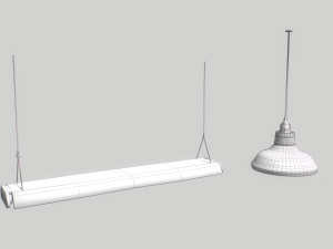industrial lights 3 3D Модель