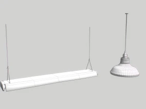 industrial lights 3 3D Model
