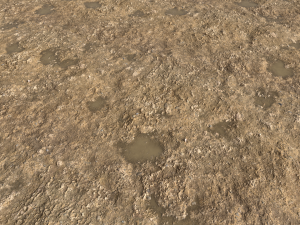 rough rocky terrain pbr 3 CG Dokuları